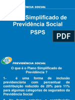 Plano Simplificado de Previdência Social - PSP