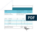 Purchase Requisition Items Order