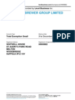 Boydell & Brewer Group Limited: Annual Accounts Provided by Level Business For