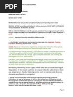 1 Point: Appraisal Planning, Execution, Monitoring 4 Points Answer