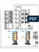 Planos de construcción de edificio de 4 pisos con 63.75 m2 de terreno