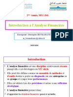 Cours Introduction D'analyse Financière (Chapitre Intrductif Les Notions de Base)