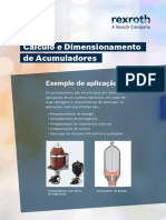 Dimensionamento de Acumuladores Hidráulicos