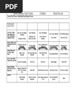 June 6-10, 2011 Toddler Lesson Plan