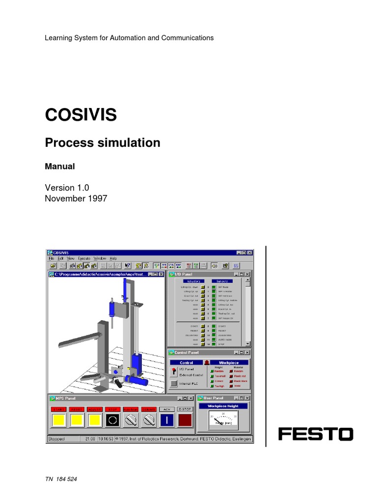 Cosivis e | PDF | Icon (Computing) | Programmable Logic Controller