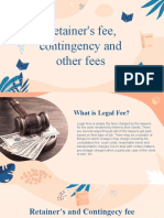 Retainer's Fee, Contingency and Other Fees