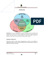 Work Study Ergonomics-: Ergonomics Is Science of Designing, The Workplace, Keeping in Mind The Capabilities and