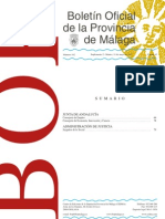 Boletín Oficial de La Provincia de Málaga: S Umar I O