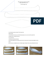 Mini Model Canoe Plan From ORCA WWW - Orcadventures.co - Uk Print This Page Only