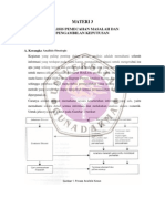 Materi 3: Analisis Pemecahan Masalah Dan Pengambilan Keputusan