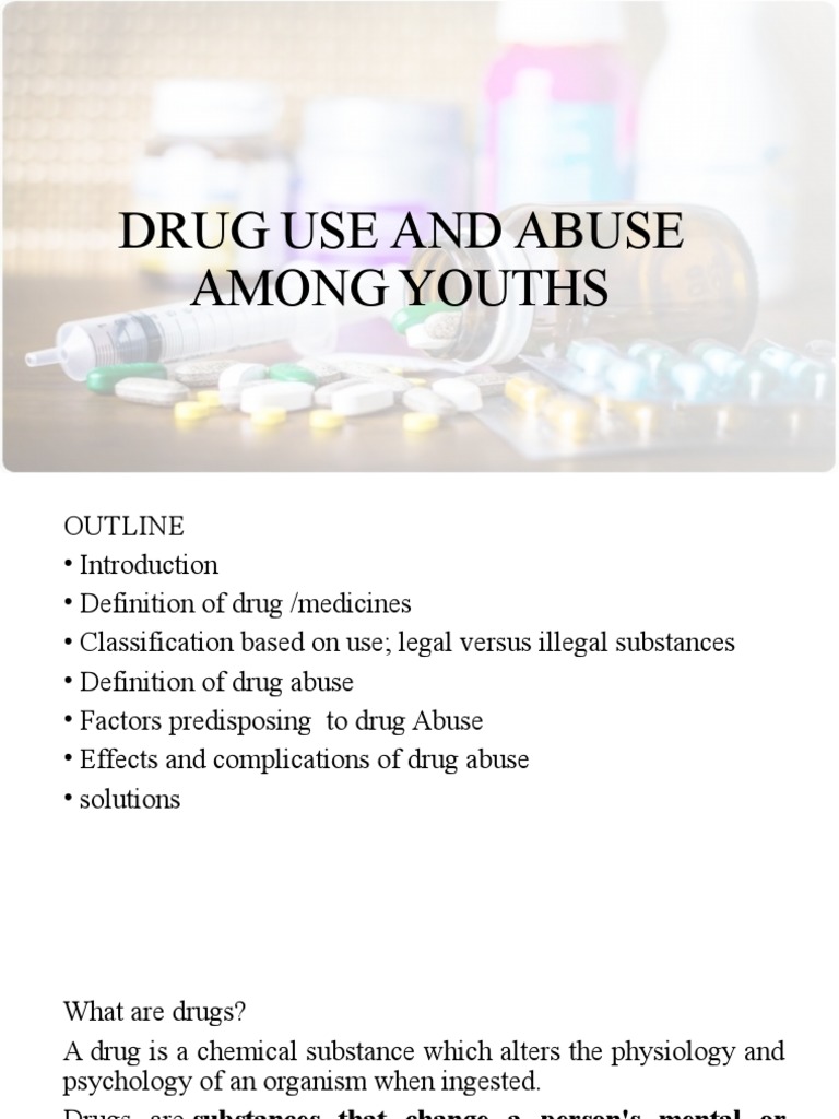 Drug Abuse Among Youth | PDF
