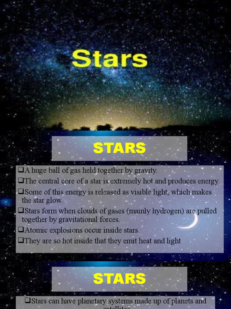 Understanding Stars: Formation and Types | PDF | Stars | Sun