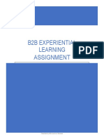 B2B Experiential Learning Assignment: The Ultimate B2B Sales Funnel - How To Build The Machine'