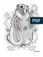 coloring-pages-adults-marmot-by-ipanki