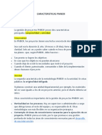 Características PMBOK temporalidad unicidad