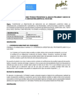 Respuestas A Las Observaciones Presenteadas Al Analisis Preliminar y Anexos CA 018 de 2020