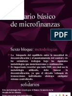 Metodologías microfinanzas