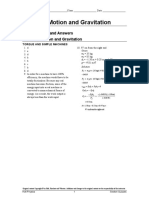 Teacher Notes and Answers 7 Circular Motion and Gravitation