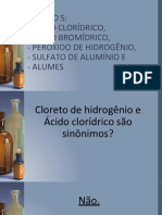 Revisão 5 - IPQ 1 - Ác. Cloríd. e Bromíd., Per. de Hidrog., Sulf. Al. e Alumes