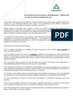 Edital No 14 Concessao de Bolsas de Estudo Capes Profmat Turma 2022