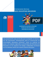 Orientaciones Comunidades Inclusivas Mineduc La Serena Agosto 2017