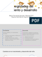 Generalidades Del Crecimiento y Desarrollo