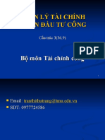 Chương 1 - Quản lý tài chính dự án đầu tư công