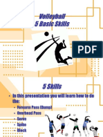 5 Basic Skills in Volleyball