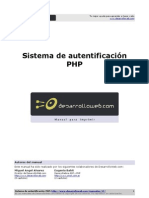 Manual Sistema Autentificacion PHP