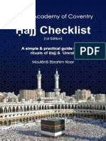 Hajj Checklist 2019 Edition