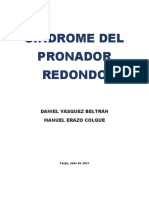 Síndrome Del Pronador Redondo