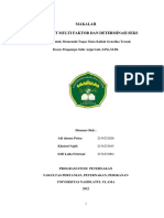 Makalah Sifat-Sifat Multi Faktor Dan Determinasi Seks