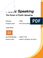 The Power of Public Speaking