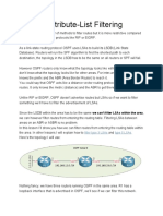 OSPF Distribute-List Filtering: Within The Area