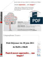 PetitDéjeuner Linguaphone - 30 juin 2011