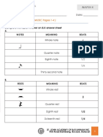 PRACTICE (Lesson 1 Part1 MUSIC Pages 1-4) : Name: - Date