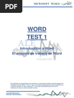 Test de Word 365: Preguntas y Respuestas | PDF | Software | Informática