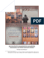 Decálogo Histórico para Evidenciar La Falsa Historia Fundacional Pregonada Desde 2008 Por El Rector de La Universidad de Los Ande1