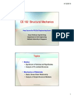 CE 102  Structural Mechanics