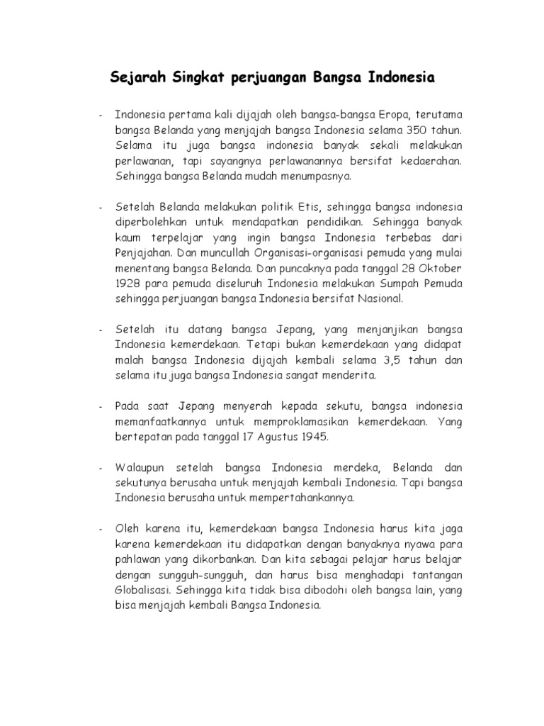 Contoh Feature Sejarah Singkat