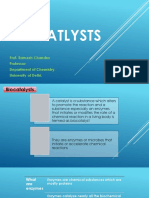 Biocatlysts: Prof. Ramesh Chandra Professor Department of Chemistry, University of Delhi