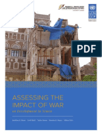 Assessing The Impact of War: On Development in Yemen
