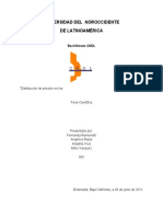 Feria Científica: "Distribución de Presión en Los Puntos".