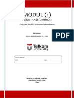 Modul 1 Akuntansi dmh1g3 Program Studi d3 Manajemen Pemasaran Penyusun Fanni Husnul Hanifa Se MM NPM Kelas