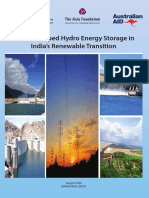 Role of Pumped Hydro Energy Storage in Indias Renewable Transition - Final Report
