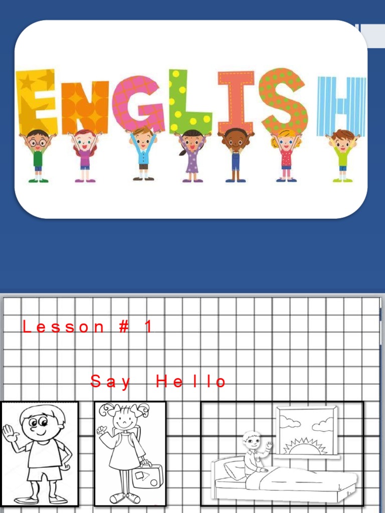 Lesson# 1 - Hello | PDF