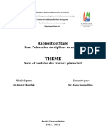 Page de Garde Rapport de Stage