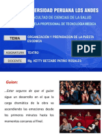Teatro Clase #13 Organizacion y Preparacion de La Puesta Escenica
