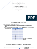 Experimental Methods: Department of Applied Mechanics