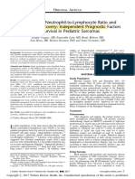 Pretreatment Neutrophil-to-Lymphocyte Ratio and